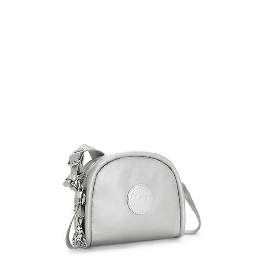 Kipling Jesper Metallic Crossbodytassen Zilver | België 2032ZU